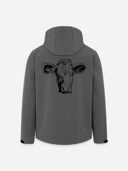 Cow cows - Men’s Recycled Softshell Jacket by Stanley/Stella - anthracite