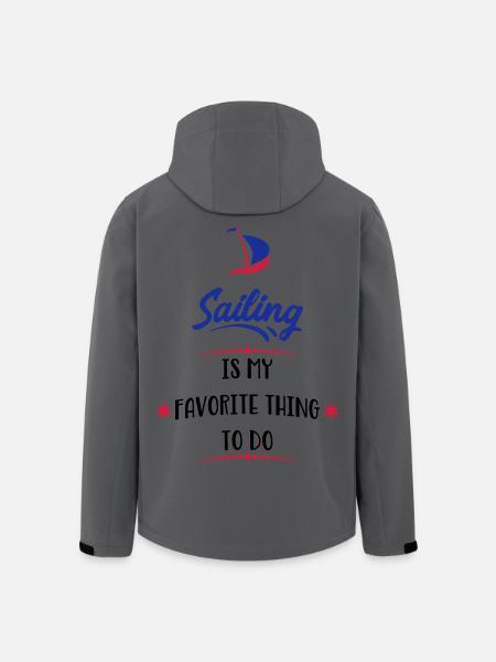 sailing - Men’s Recycled Softshell Jacket by Stanley/Stella - anthracite
