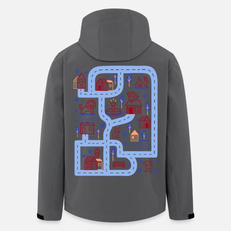 Spielstraße - Recycelte Männer Softshell-Jacke von Stanley/Stella - Anthrazit