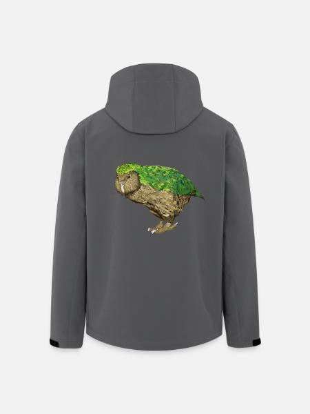 Kakapo - Recycelte Männer Softshell-Jacke von Stanley/Stella - Anthrazit