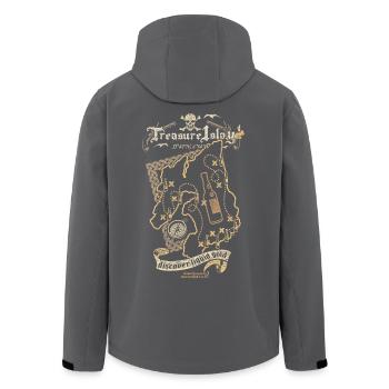 Treasure Islay - Recycelte Männer Softshell-Jacke von Stanley/Stella - Anthrazit - Hinten - AI Model Male 185 light (185cm)