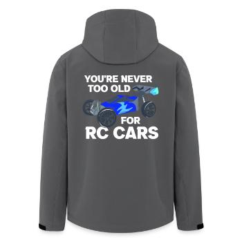 Never Too Old For RC Cars Ferngesteuertes Auto - Recycelte Männer Softshell-Jacke von Stanley/Stella - Anthrazit - Hinten - AI Model Male 185 light (185cm)