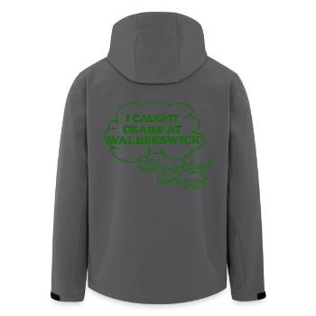 Walberswick Stolz - Recycelte Männer Softshell-Jacke von Stanley/Stella - Anthrazit - Hinten - AI Model Male 185 light (185cm)