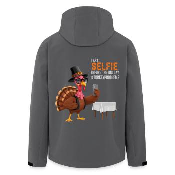 Turkey Problems - Recycelte Männer Softshell-Jacke von Stanley/Stella - Anthrazit - Hinten - AI Model Male 185 light (185cm)