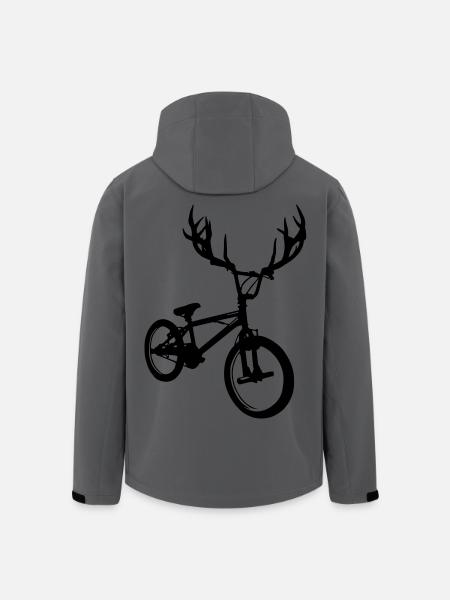 Wild bmx - Men’s Recycled Softshell Jacket by Stanley/Stella - anthracite