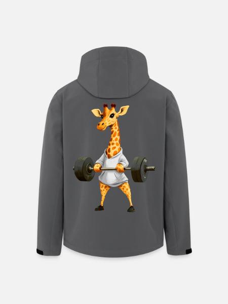 Giraffe Sport - Men’s Recycled Softshell Jacket by Stanley/Stella - anthracite