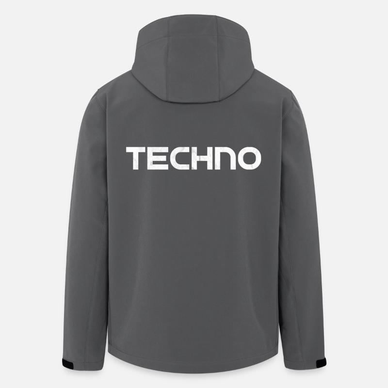 techno - Recycelte Männer Softshell-Jacke von Stanley/Stella - Anthrazit
