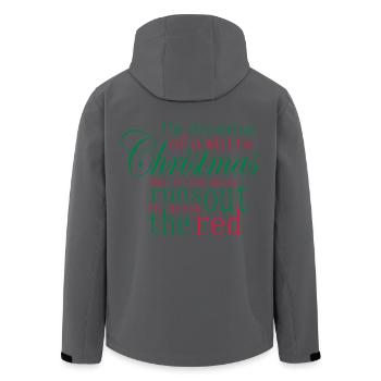 Weihnachten Slogan - Recycelte Männer Softshell-Jacke von Stanley/Stella - Anthrazit - Hinten - AI Model Male 185 light (185cm)