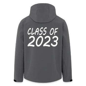 Class of 2023 - Recycelte Männer Softshell-Jacke von Stanley/Stella - Anthrazit - Hinten - AI Model Male 185 light (185cm)