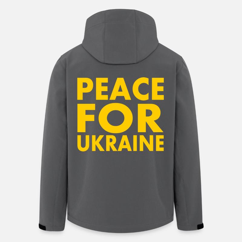 Peace for ukraine - Men’s Recycled Softshell Jacket by Stanley/Stella - anthracite