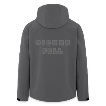 Dickes Fell (Choice one) - Recycelte Männer Softshell-Jacke von Stanley/Stella - Anthrazit - Hinten - AI Model Male 185 light (185cm)