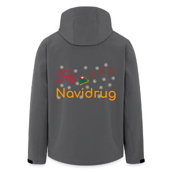 Apotheke Weihnachten Feliz Navidrug - Recycelte Männer Softshell-Jacke von Stanley/Stella - Anthrazit - Hinten - AI Model Male 185 light (185cm)