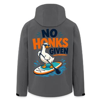  Backprint | SUP Paddleboard Board Stand Up paddel - Recycelte Männer Softshell-Jacke von Stanley/Stella - Anthrazit - Hinten - AI Model Male 185 light (185cm)