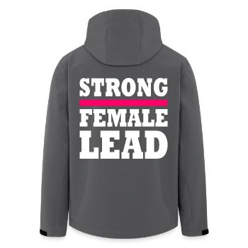 Strong female lead - Recycelte Männer Softshell-Jacke von Stanley/Stella - Anthrazit - Hinten - AI Model Male 185 light (185cm)