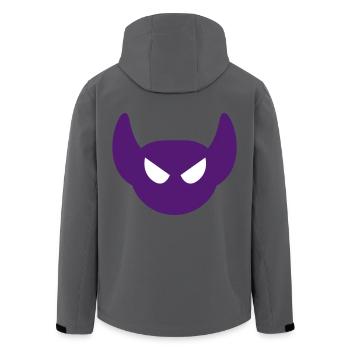 Halloween Geist - Recycelte Männer Softshell-Jacke von Stanley/Stella - Anthrazit - Hinten - AI Model Male 185 light (185cm)