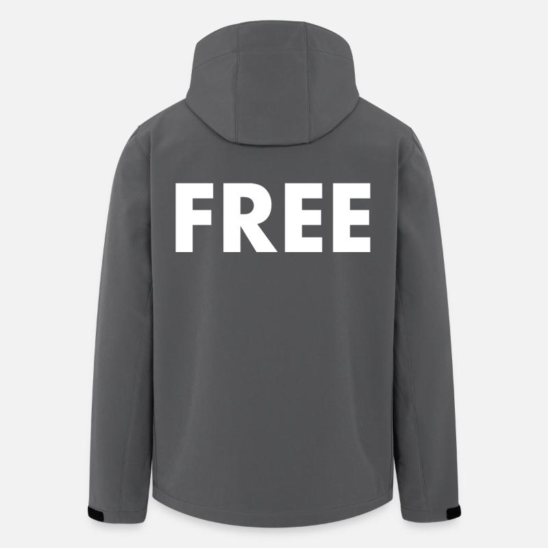 Free - Recycelte Männer Softshell-Jacke von Stanley/Stella - Anthrazit