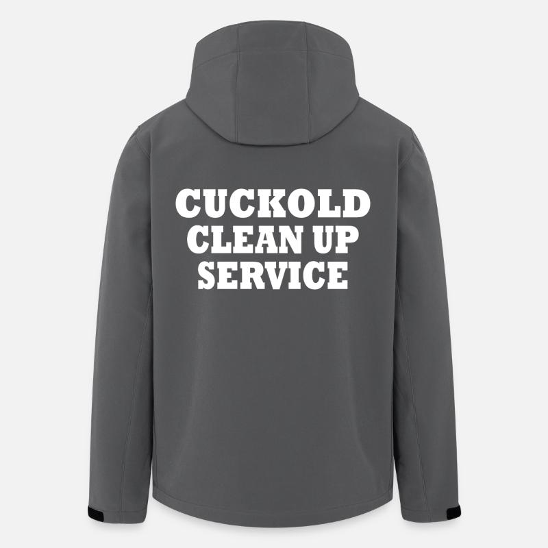 Cuckold clean up service - Men’s Recycled Softshell Jacket by Stanley/Stella - anthracite