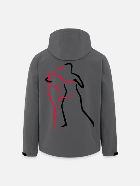 Tango-2 - Recycelte Männer Softshell-Jacke von Stanley/Stella - Anthrazit