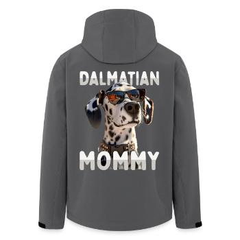 Dalmatiner Mommy Hunde Mama Mutter Muttertag Mom - Recycelte Männer Softshell-Jacke von Stanley/Stella - Anthrazit - Hinten - AI Model Male 185 light (185cm)