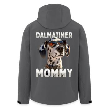 Dalmatiner Mommy Hunde Mama Mutter Muttertag Mom - Recycelte Männer Softshell-Jacke von Stanley/Stella - Anthrazit - Hinten - AI Model Male 185 light (185cm)