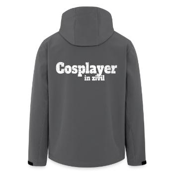 Cosplay Kostüm Cosplayer In Zivil Halloween Anime - Recycelte Männer Softshell-Jacke von Stanley/Stella - Anthrazit - Hinten - AI Model Male 185 light (185cm)