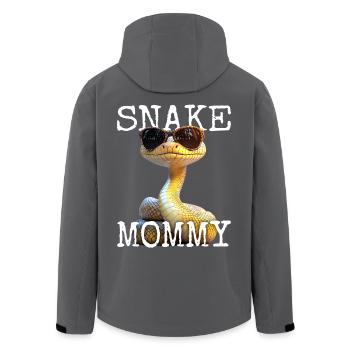 Snake Mommy Mama Schlange Muttertag Schlangen Mom - Recycelte Männer Softshell-Jacke von Stanley/Stella - Anthrazit - Hinten - AI Model Male 185 light (185cm)