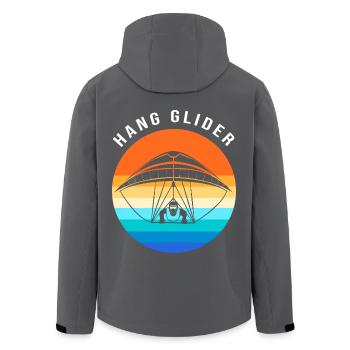 Gleitschirm Gleitschirmflieger Gleitschirmfliegen - Recycelte Männer Softshell-Jacke von Stanley/Stella - Anthrazit - Hinten - AI Model Male 185 light (185cm)