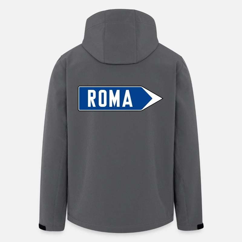 Segnale_stradale_italiano_1959_-_segnale_di_dir - Recycelte Männer Softshell-Jacke von Stanley/Stella - Anthrazit