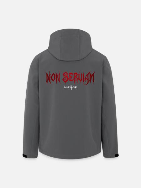 Non serviam - Ich werde nicht dienen - Luzifer - Recycelte Männer Softshell-Jacke von Stanley/Stella - Anthrazit