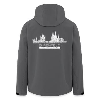 Ehrenfeld Ming Kölsches Veedel Heimat Köln Viertel - Recycelte Männer Softshell-Jacke von Stanley/Stella - Anthrazit - Hinten - AI Model Male 185 light (185cm)