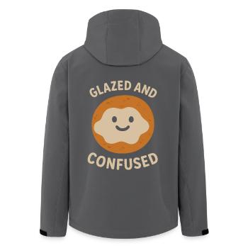 Glazed and Confused - Recycelte Männer Softshell-Jacke von Stanley/Stella - Anthrazit - Hinten - AI Model Male 185 light (185cm)