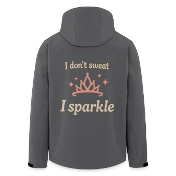 Ballett Spruch Tanzen Fun Zitat Geschenk Tänzer - Recycelte Männer Softshell-Jacke von Stanley/Stella - Anthrazit - Hinten - AI Model Male 185 light (185cm)
