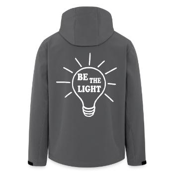 Be the light - Recycelte Männer Softshell-Jacke von Stanley/Stella - Anthrazit - Hinten - AI Model Male 185 light (185cm)