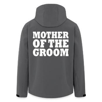 Mother of the groom - Recycelte Männer Softshell-Jacke von Stanley/Stella - Anthrazit - Hinten - AI Model Male 185 light (185cm)