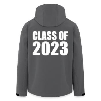Class of 2023 - Recycelte Männer Softshell-Jacke von Stanley/Stella - Anthrazit - Hinten - AI Model Male 185 light (185cm)