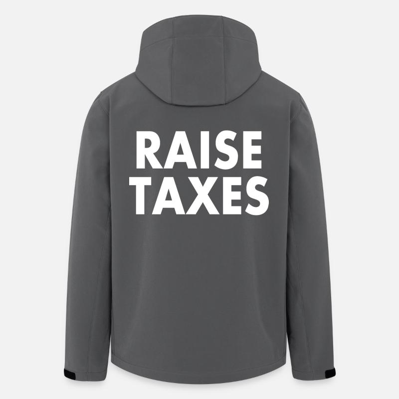 Raise taxes - Men’s Recycled Softshell Jacket by Stanley/Stella - anthracite