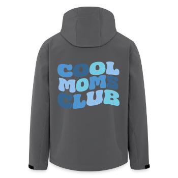 Cool Moms Club - Recycelte Männer Softshell-Jacke von Stanley/Stella - Anthrazit - Hinten - AI Model Male 185 light (185cm)