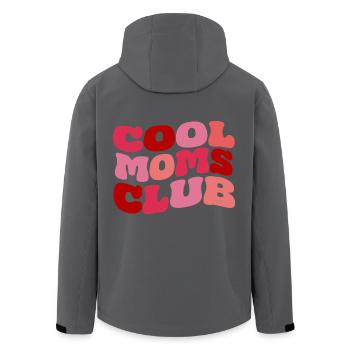 Cool Moms Club - Recycelte Männer Softshell-Jacke von Stanley/Stella - Anthrazit - Hinten - AI Model Male 185 light (185cm)