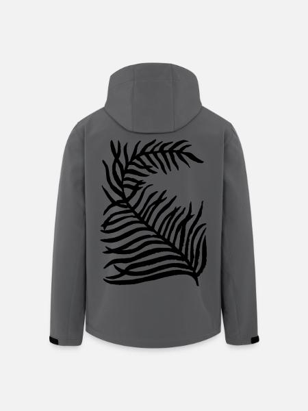 Planter - Veste softshell homme en polyester recyclé Stanley/Stella - charbon