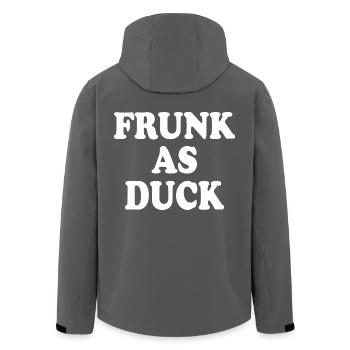 Frunk as duck - Recycelte Männer Softshell-Jacke von Stanley/Stella - Anthrazit - Hinten - AI Model Male 185 light (185cm)