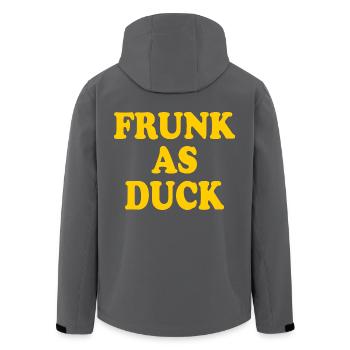 Frunk as duck - Recycelte Männer Softshell-Jacke von Stanley/Stella - Anthrazit - Hinten - AI Model Male 185 light (185cm)