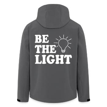 Be the light - Recycelte Männer Softshell-Jacke von Stanley/Stella - Anthrazit - Hinten - AI Model Male 185 light (185cm)
