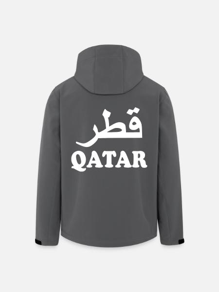 Qatar - Recycelte Männer Softshell-Jacke von Stanley/Stella - Anthrazit