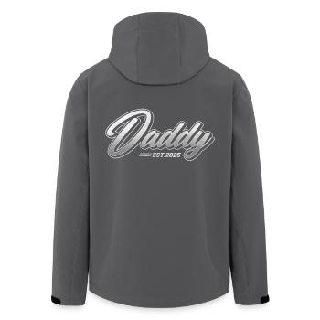 Daddy 2025 - Recycelte Männer Softshell-Jacke von Stanley/Stella - Anthrazit - Hinten - AI Model Male 185 light (185cm)