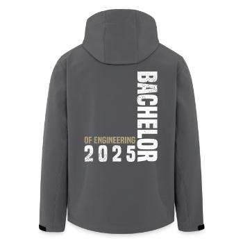 Bachelorparty of Engineering 2025 - Recycelte Männer Softshell-Jacke von Stanley/Stella - Anthrazit - Hinten - AI Model Male 185 light (185cm)