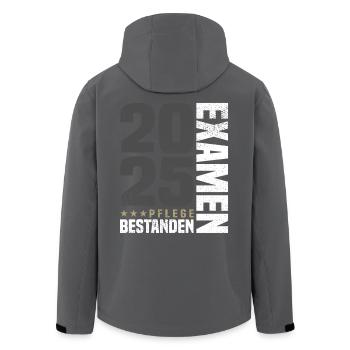 Pflege Examen Bestanden 2025 - Recycelte Männer Softshell-Jacke von Stanley/Stella - Anthrazit - Hinten - AI Model Male 185 light (185cm)