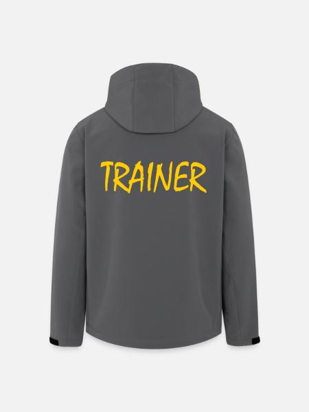 TRAINER - Recycelte Männer Softshell-Jacke von Stanley/Stella - Anthrazit