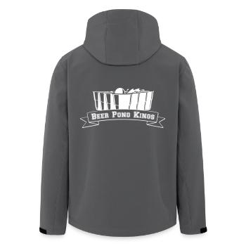 Beer Pong Kings - Recycelte Männer Softshell-Jacke von Stanley/Stella - Anthrazit - Hinten - AI Model Male 185 light (185cm)
