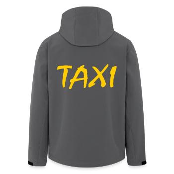 Taxi - Recycelte Männer Softshell-Jacke von Stanley/Stella - Anthrazit - Hinten - AI Model Male 185 light (185cm)