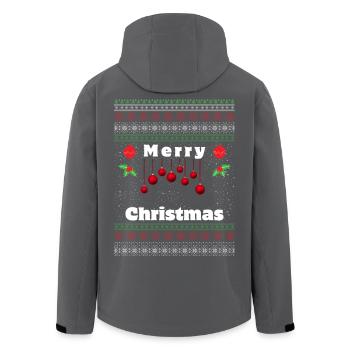 Weihnachten 10 - Recycelte Männer Softshell-Jacke von Stanley/Stella - Anthrazit - Hinten - AI Model Male 185 light (185cm)